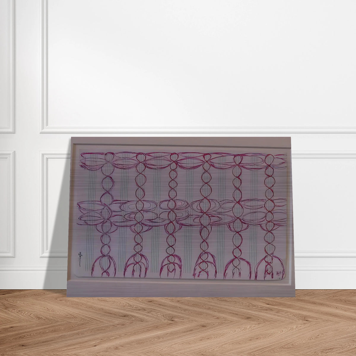CHANGE THE DIRECTION OF THE MUSIC STAFF - Louise Bourgeois Brushed Aluminum Print - 70x100 cm / 28x40 inches | Louise Bourgeois Aluminum Print | Louise Bourgeois Prints