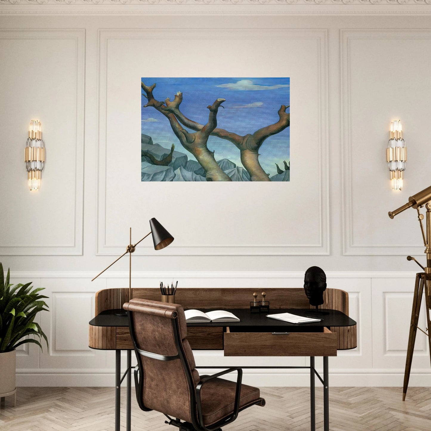 NOT_DETECTED_213153 - Diego Rivera Brushed Aluminum Print - 70x100 cm / 28x40 inches | Diego Rivera Aluminum Print | Diego Rivera Prints