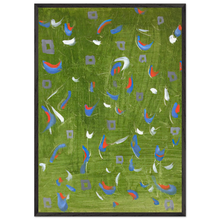 Aspen Colorado - 1967 - Betty Parsons 70x100 cm / 28x40 inches Framed Art Print – Black Wooden Frame