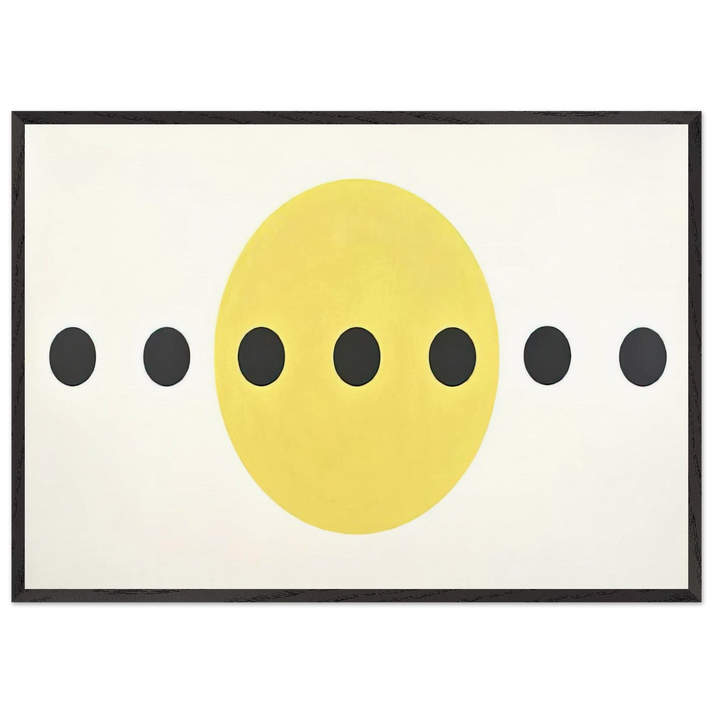 Time - 1952 - Alexander Liberman 70x100 cm / 28x40 inches Framed Art Print – Black Wooden Frame