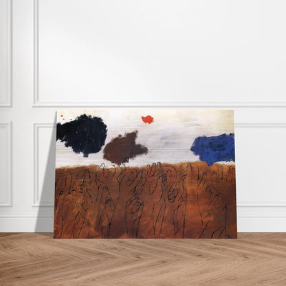 NOT DETECTED 29 - Ben Shahn Brushed Aluminum Print - 70x100 cm / 28x40 inches | Ben Shahn Aluminum Print | Ben Shahn Prints
