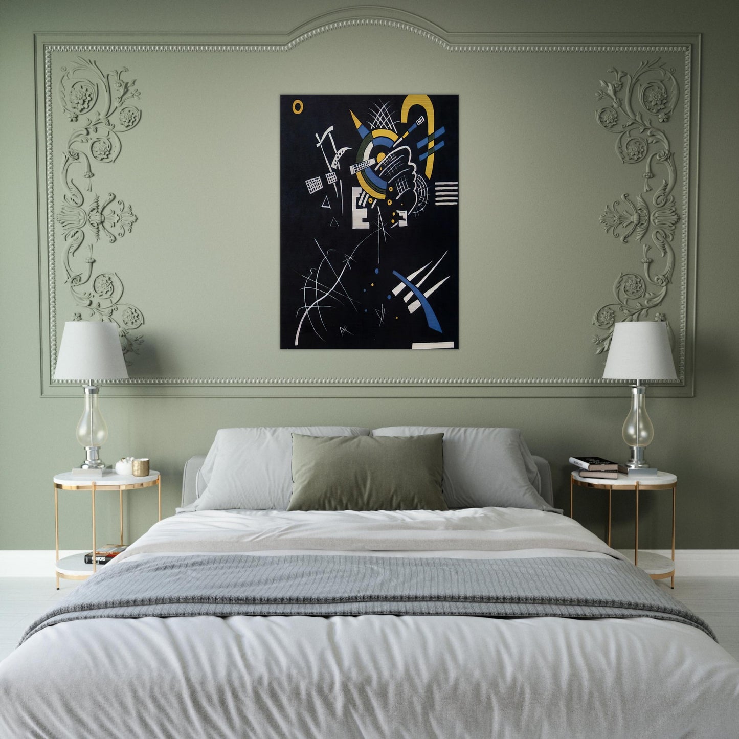 SMALL WORLDS VII 1922 - Wassily Kandinsky Brushed Aluminum Print - 70x100 cm / 28x40 inches | Wassily Kandinsky Aluminum Print | Wassily Kandinsky Prints