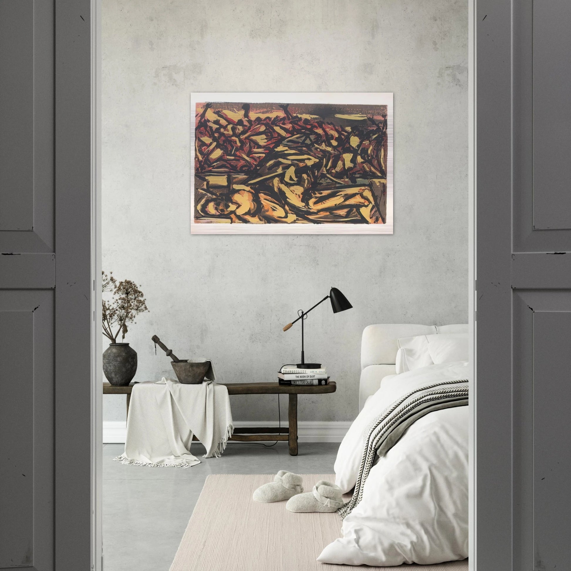 UNTITLED 1941 1 - Jackson Pollock Brushed Aluminum Print - 70x100 cm / 28x40 inches | Jackson Pollock Aluminum Print | Jackson Pollock Prints
