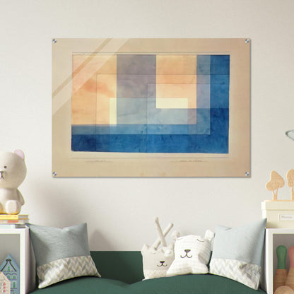 HOUSE ON THE WATER 1930 - Paul Klee Acrylic Print - 70x100 cm / 28x40″ inches | Paul Klee Wall Art | Paul Klee Prints