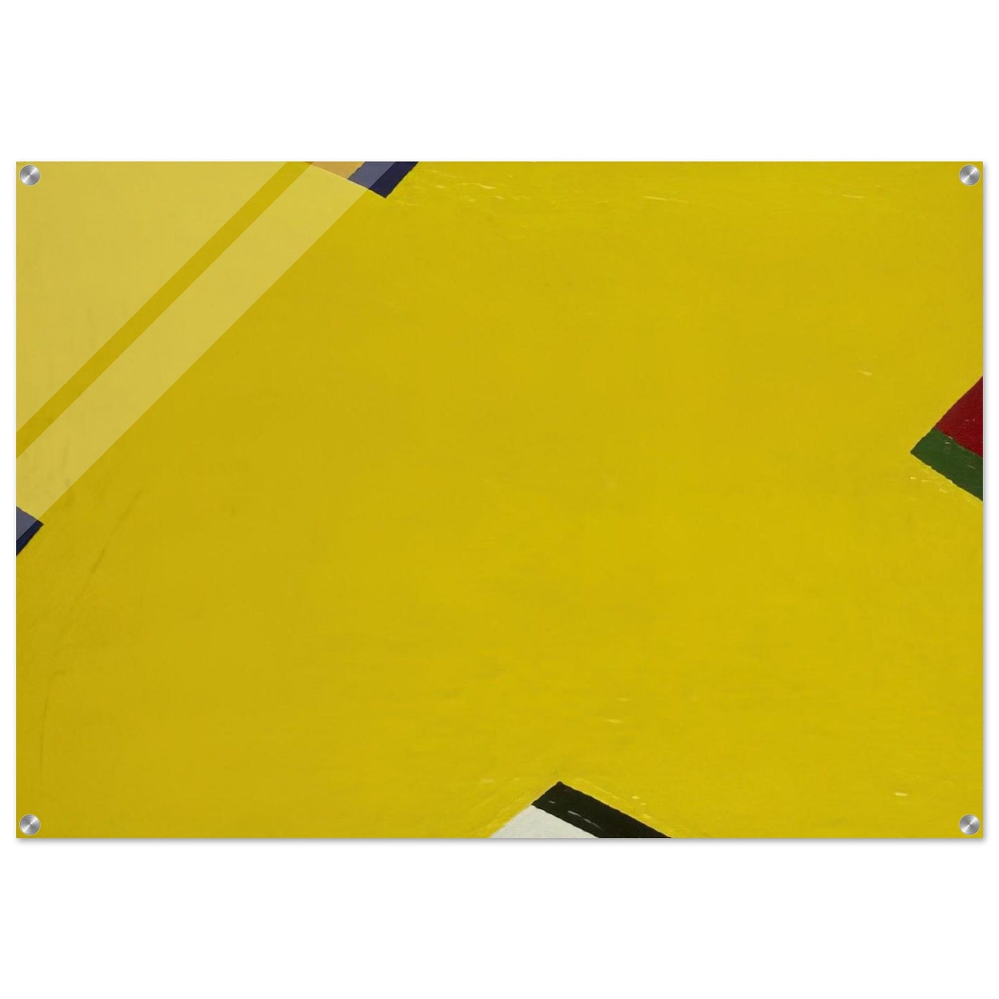 Yellow - Al Held Acrylic Print - 70x100 cm / 28x40″ inches | Al Held Wall Art | Al Held Prints