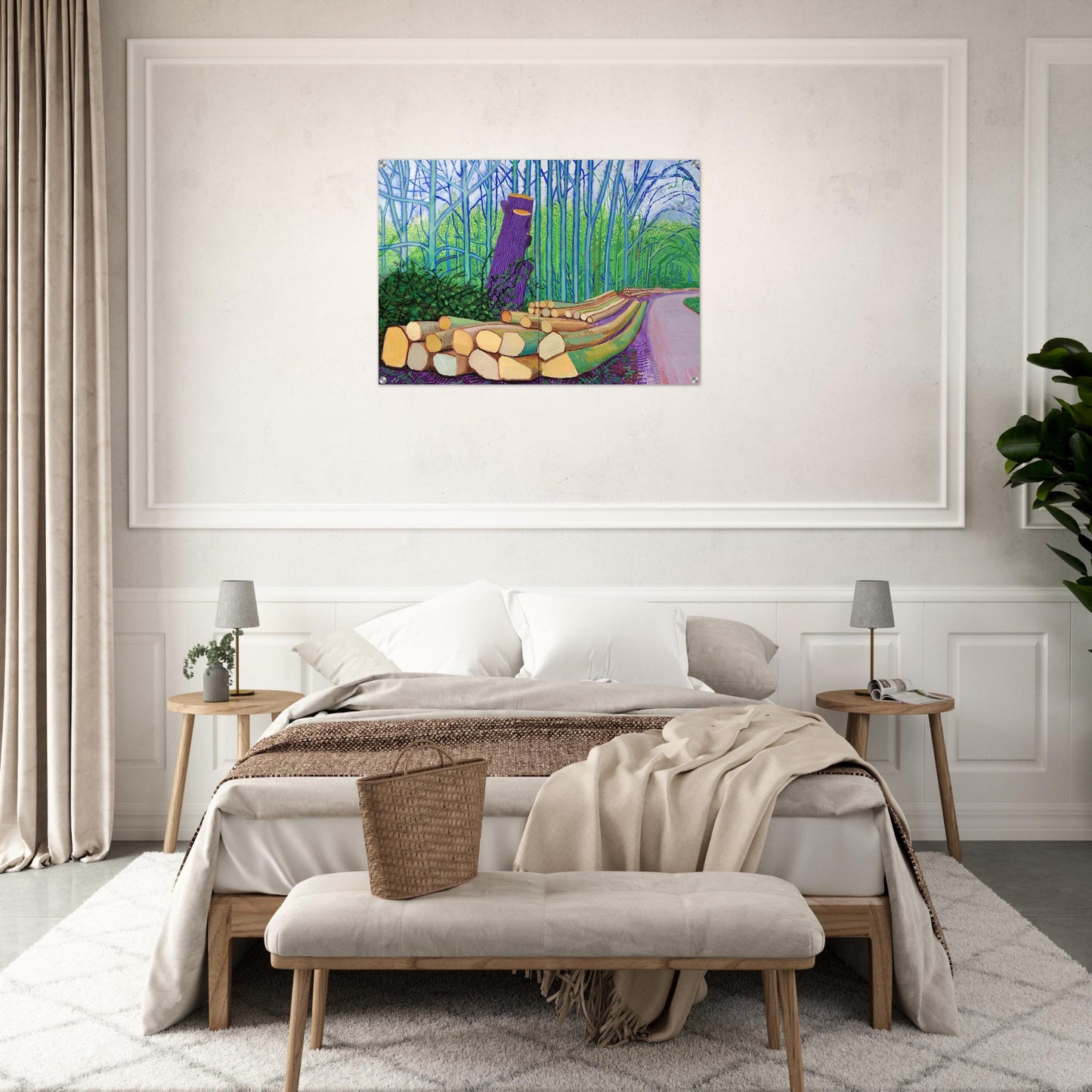 David Hockney - David Hockney Acrylic Print - 70x100 cm / 28x40″ inches | David Hockney Art | Artwork by David Hockney