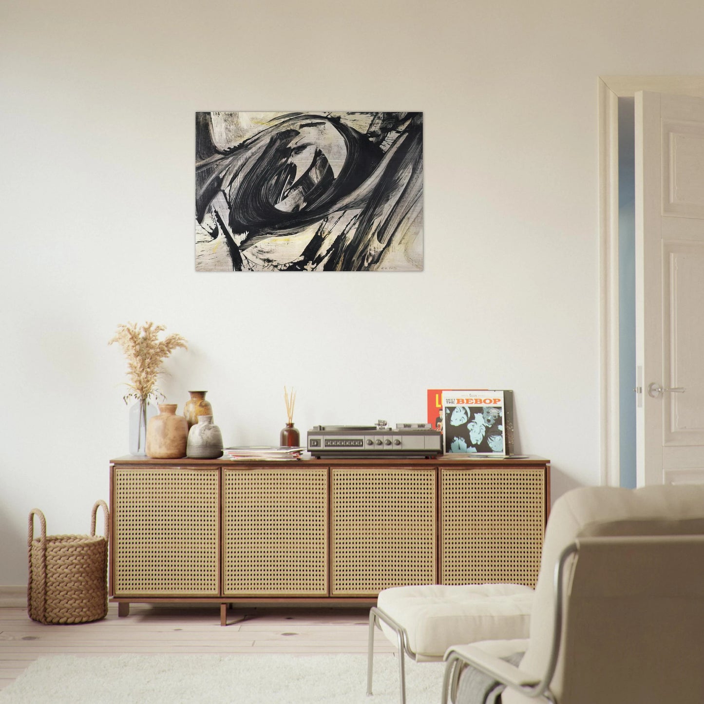 Karant 5.7.1957 - Karl Otto Gotz Brushed Aluminum Print - 70x100 cm / 28x40 inches | Karl Otto Gotz Aluminum Print | Karl Otto Gotz Prints