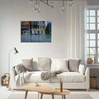 Palazzo Dario - claude monet Brushed Aluminum Print - 70x100 cm / 28x40 inches | claude monet Aluminum Print | claude monet Prints