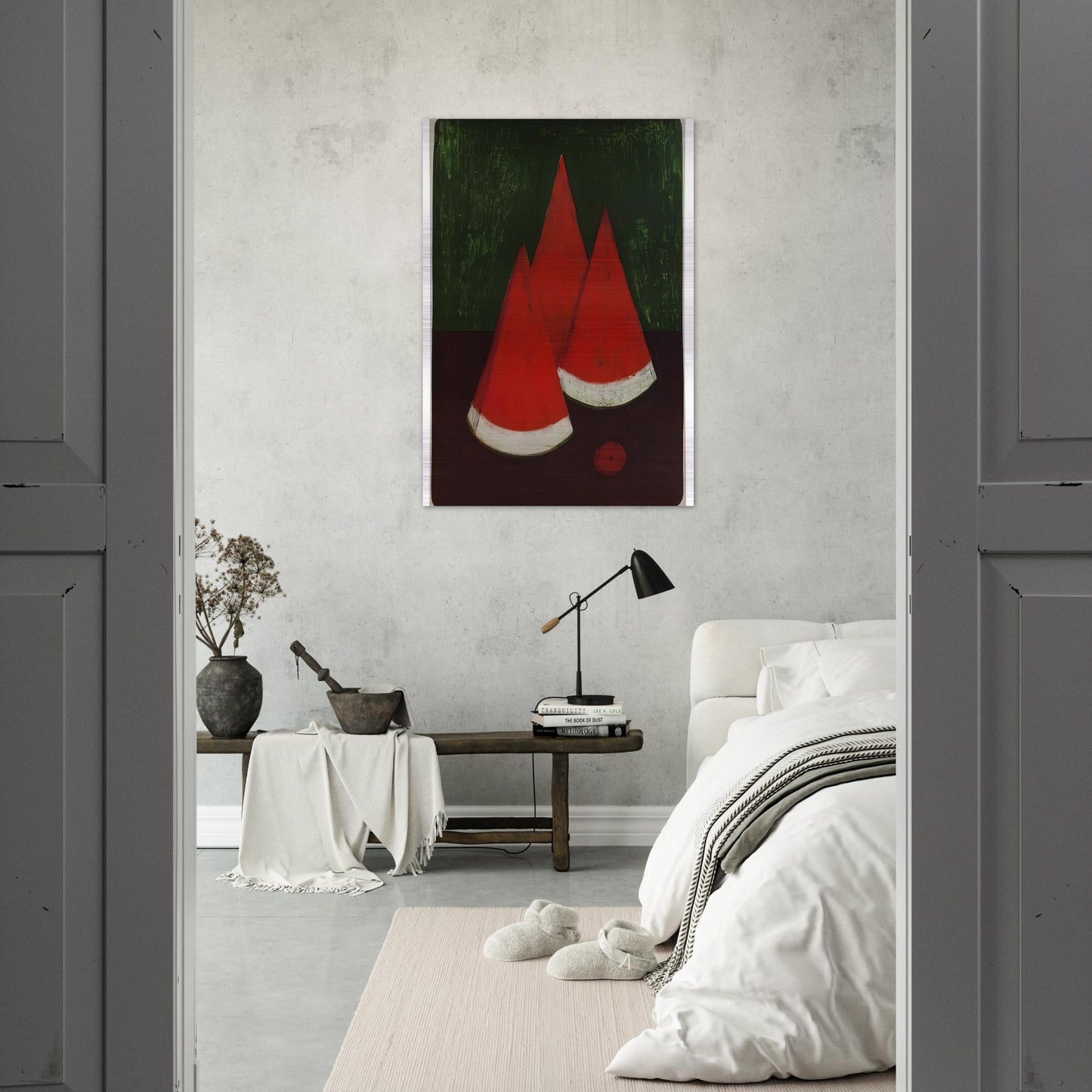 WATERMELONS - Rufino Tamayo Brushed Aluminum Print - 70x100 cm / 28x40 inches | Rufino Tamayo Aluminum Print | Rufino Tamayo Prints