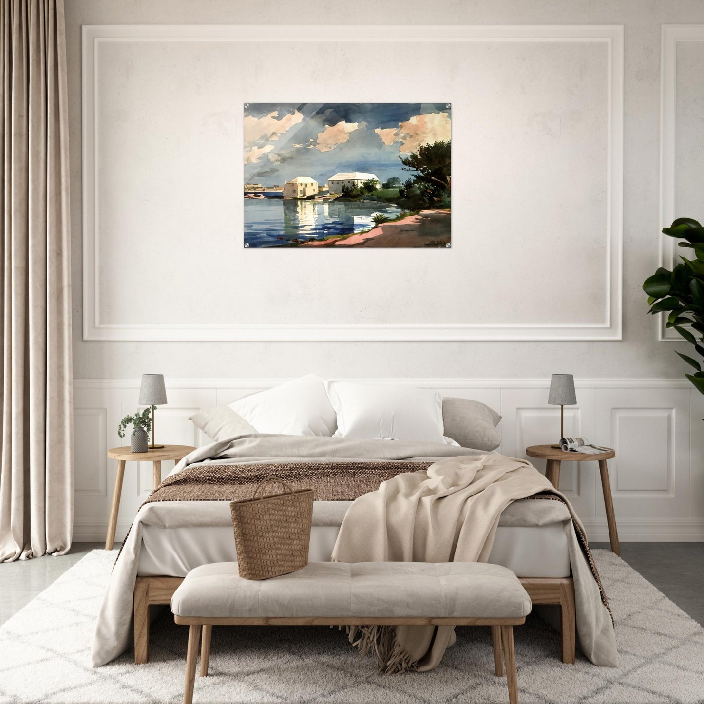 SALT KETTLE BERMUDA - Winslow Homer Acrylic Print - 70x100 cm / 28x40″ inches
