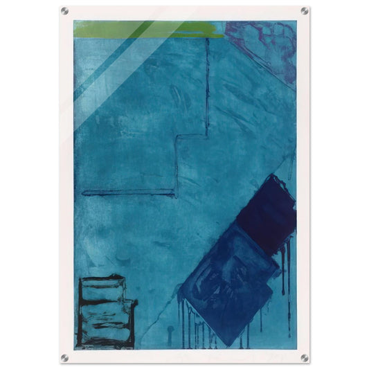 Rankin - 1979 - John Hoyland Acrylic Print - 70x100 cm / 28x40″ inches | John Hoyland Wall Art | John Hoyland Prints