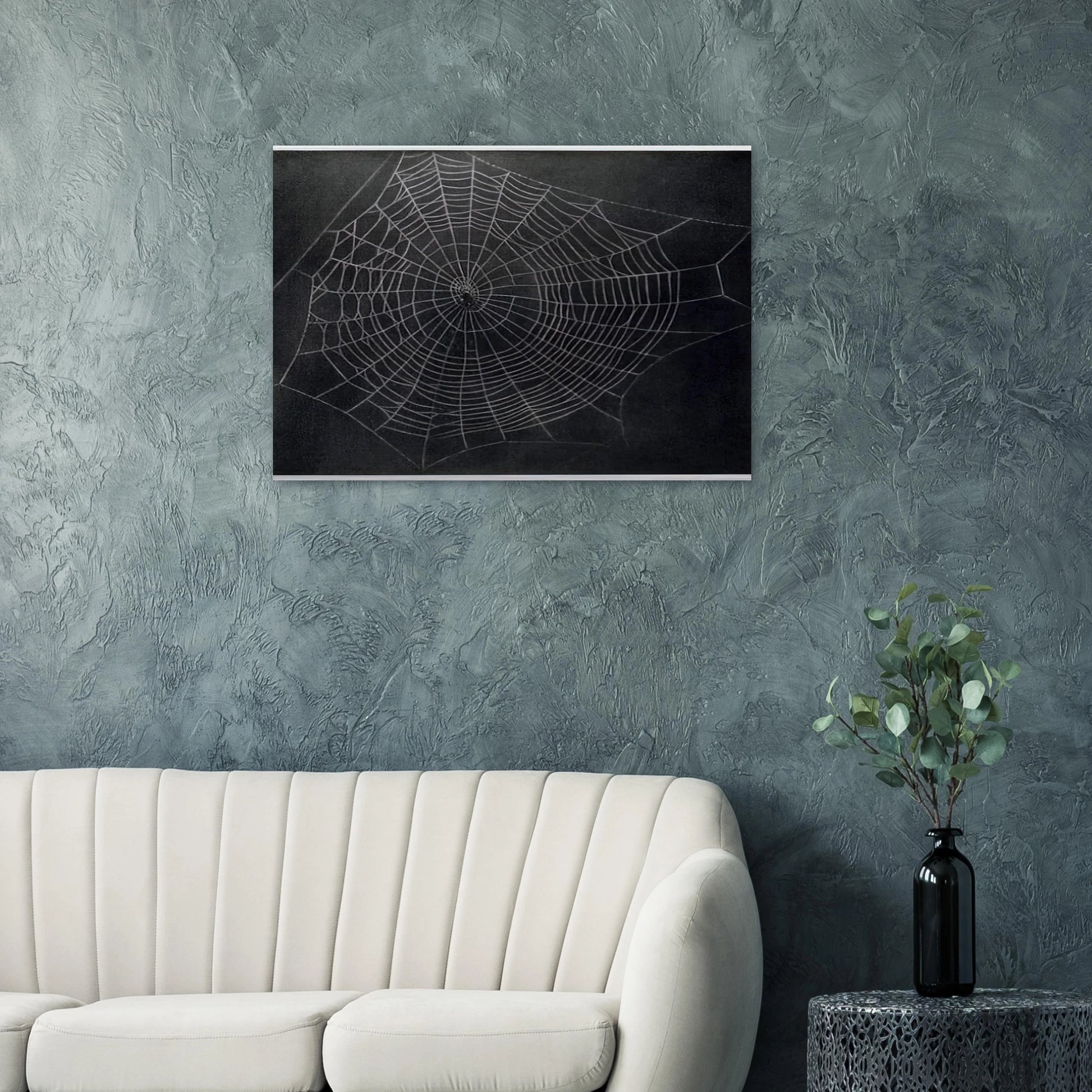UNTITLED SPIDER WEB 2000 - Vija Celmins Brushed Aluminum Print - 70x100 cm / 28x40 inches | Vija Celmins Aluminum Print | Vija Celmins Prints