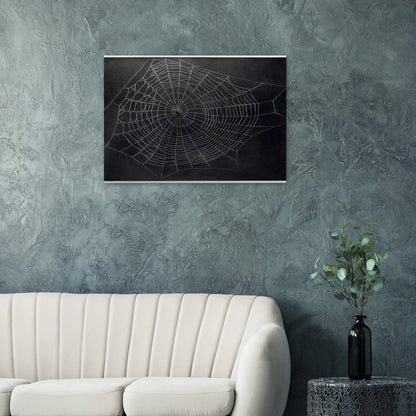 UNTITLED SPIDER WEB 2000 - Vija Celmins Brushed Aluminum Print - 70x100 cm / 28x40 inches | Vija Celmins Aluminum Print | Vija Celmins Prints