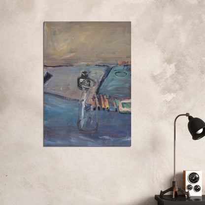 Bottles - Richard Diebenkorn Brushed Aluminum Print - 70x100 cm / 28x40 inches | Richard Diebenkorn Aluminum Print | Richard Diebenkorn Prints