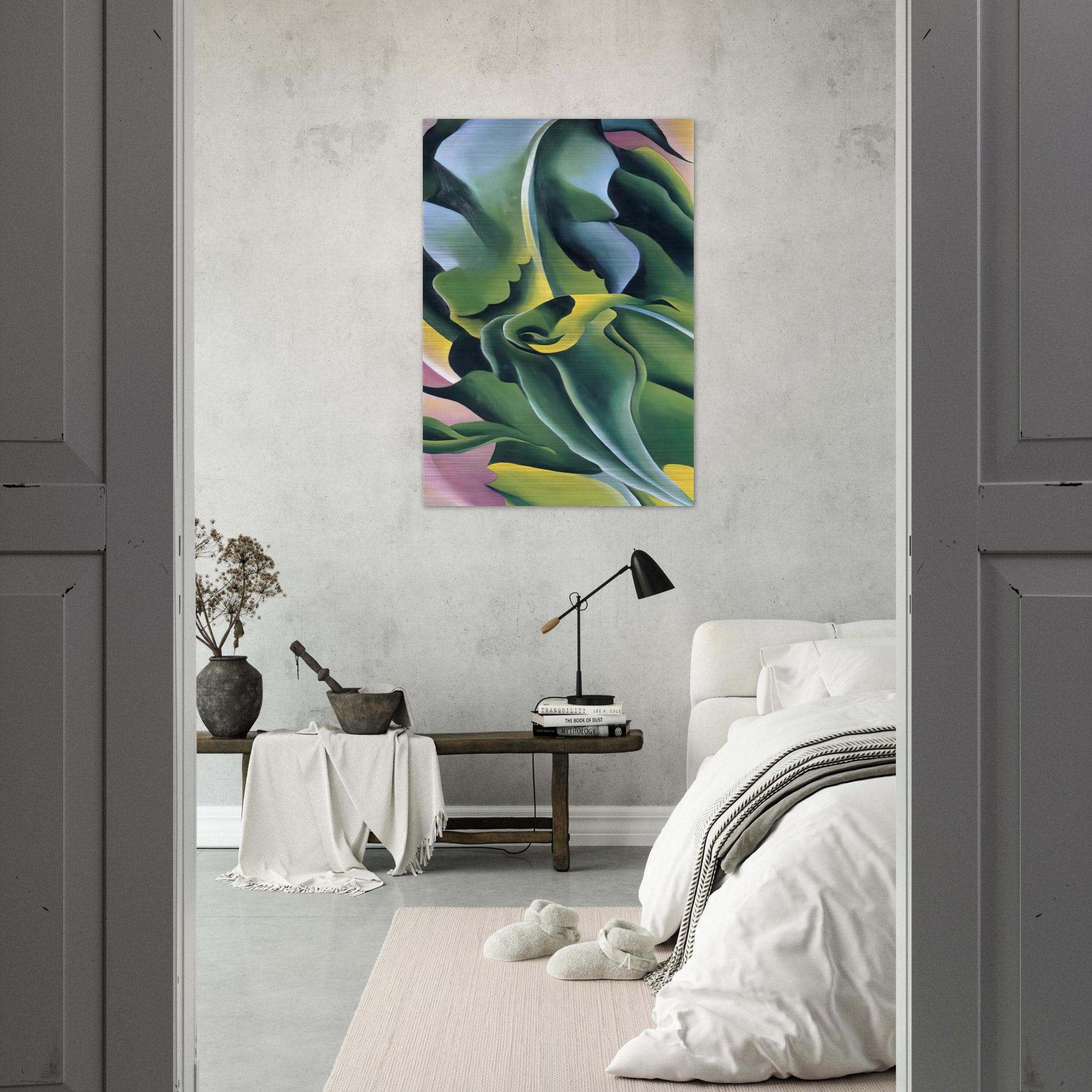 Corn No. 2 - Georgia O'Keeffe Brushed Aluminum Print - 70x100 cm / 28x40 inches | Georgia O'Keeffe Aluminum Print | Georgia O'Keeffe Prints