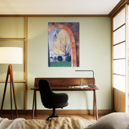 Yarralumla - 1932 - Grace Cossington Smith Brushed Aluminum Print - 70x100 cm / 28x40 inches | Grace Cossington Smith Aluminum Print | Grace Cossington Smith Prints