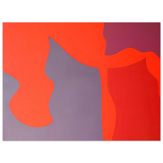 Fernand Leduc - Passage-Ã¢â‚¬Å¡rosion  75x100 cm / 30x40inches Fine Art Poster