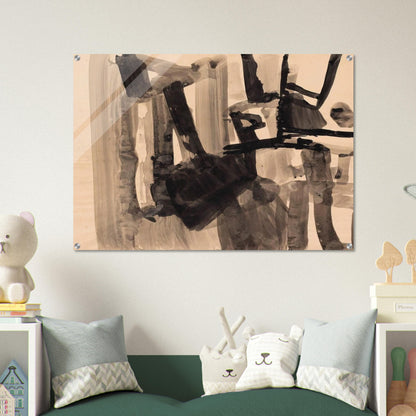 Untitled - Abstract Expressionism - Nasreen Mohamedi Acrylic Print - 70x100 cm / 28x40″ inches | Nasreen Mohamedi Wall Art | Nasreen Mohamedi Prints