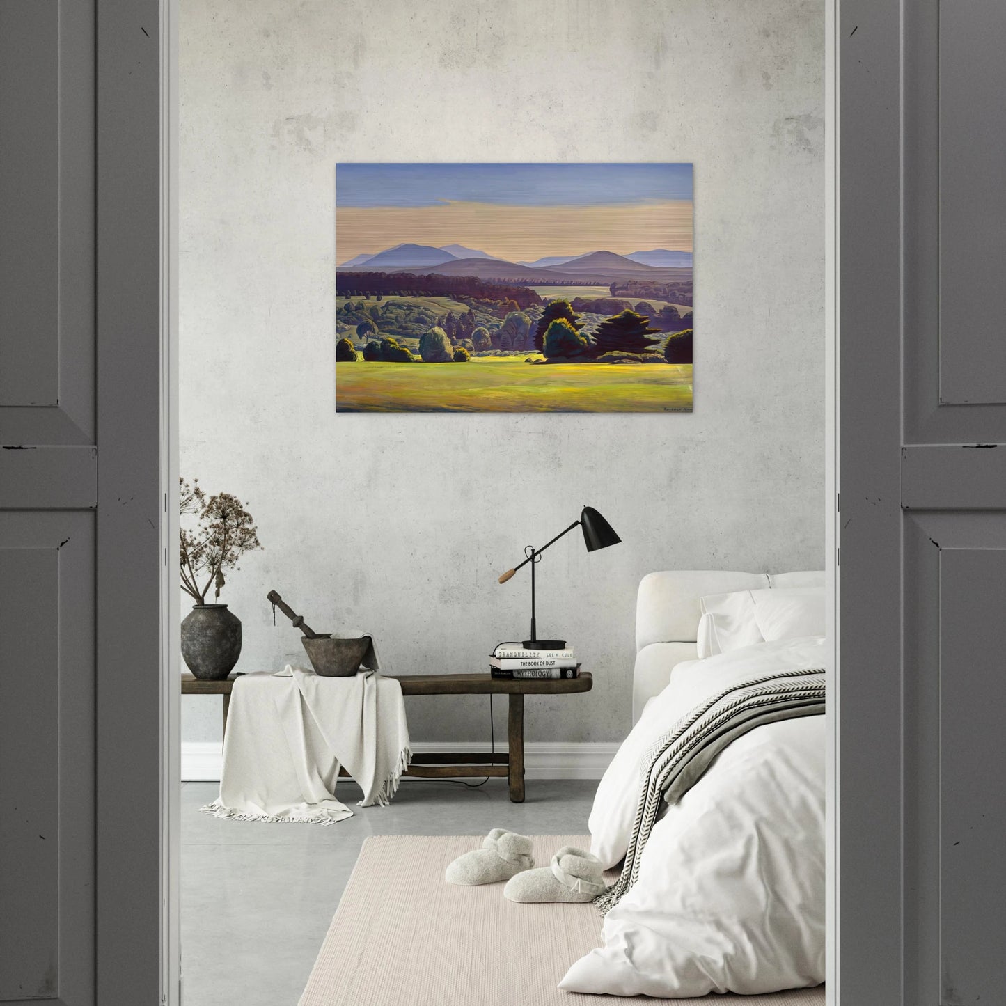 Summer Day. Asgaard - Rockwell Kent Brushed Aluminum Print - 70x100 cm / 28x40 inches | Rockwell Kent Aluminum Print | Rockwell Kent Prints
