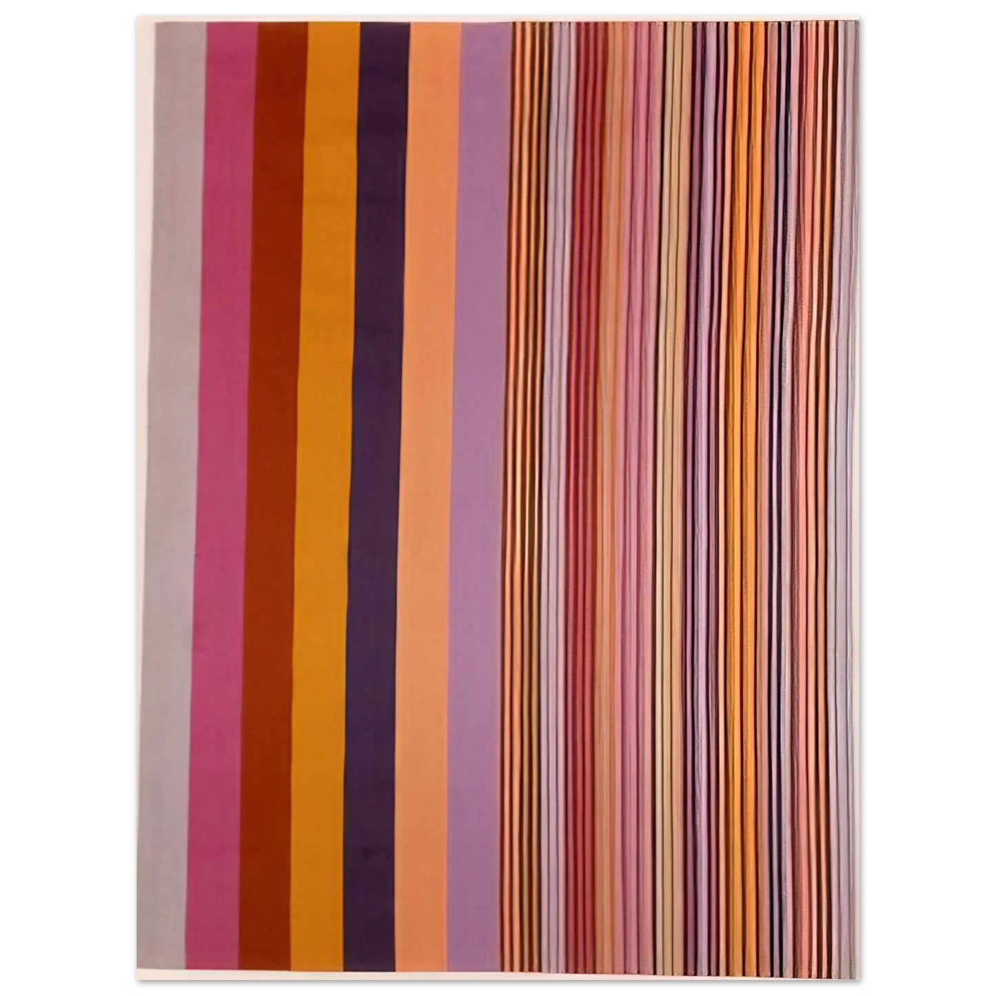 Gene Davis - Lincoln Center - 1971  75x100 cm / 30x40inches Fine Art Poster