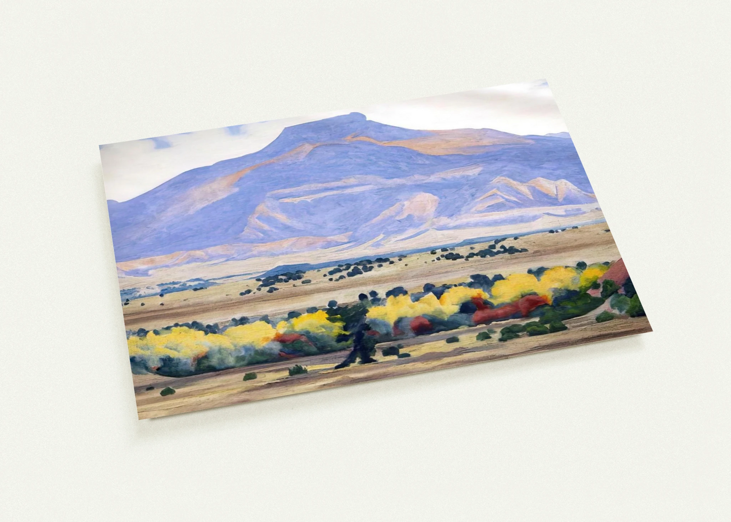 Pedernal By Georgia O'Keeffe Pack of 10 Post Cards | Georgia O'Keeffe Post Cards | A6 (10.5 x 14.8 cm) - 4.1 x 5.8 inches