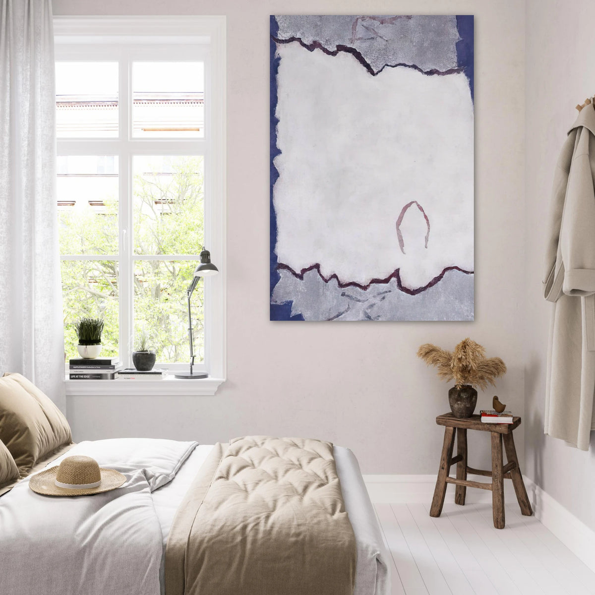 Edge of White Dawn #1 - 1982 - Theodoros Stamos Art Prints - 100x150 cm / 40x60″ inches | Theodoros Stamos Poster | Theodoros Stamos Prints