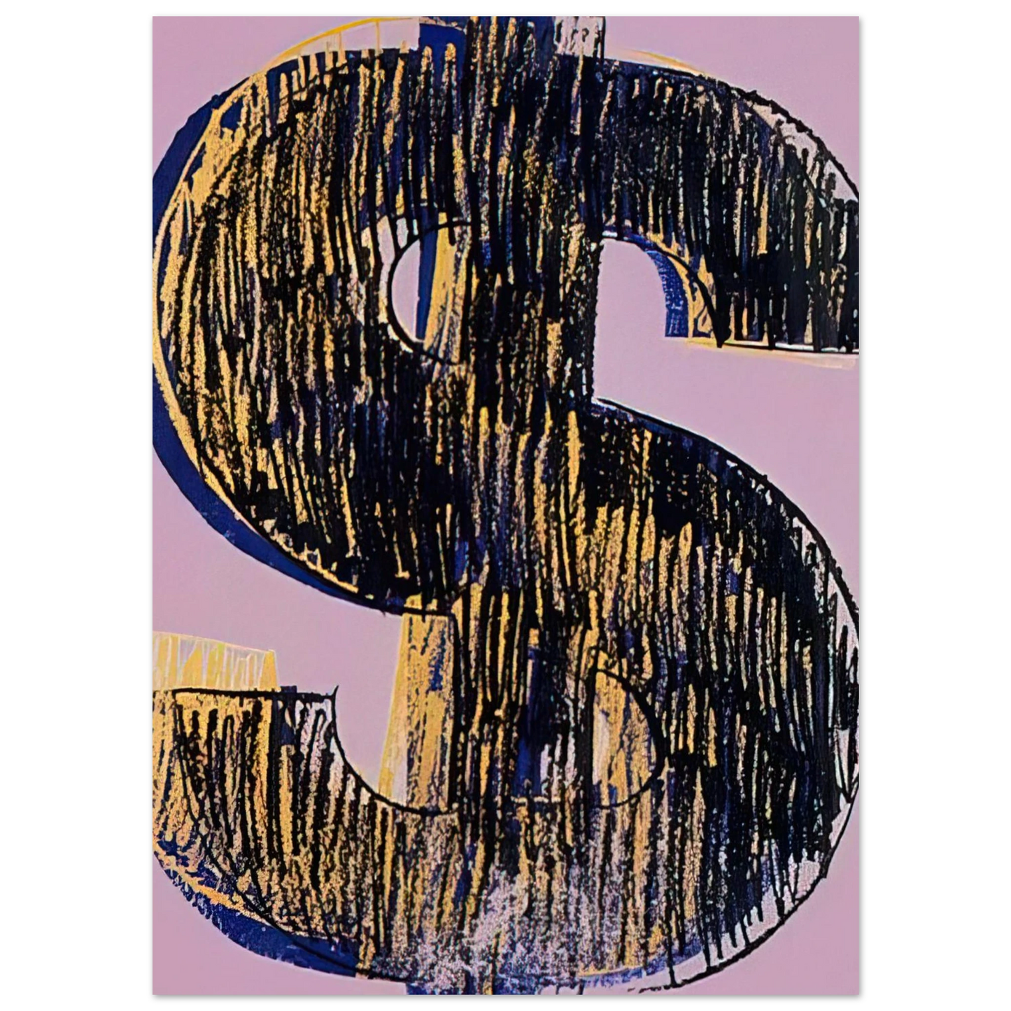 Andy Warhol - Dollar Sign Fine Art Poster