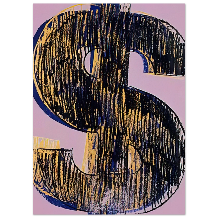 Andy Warhol - Dollar Sign Fine Art Poster