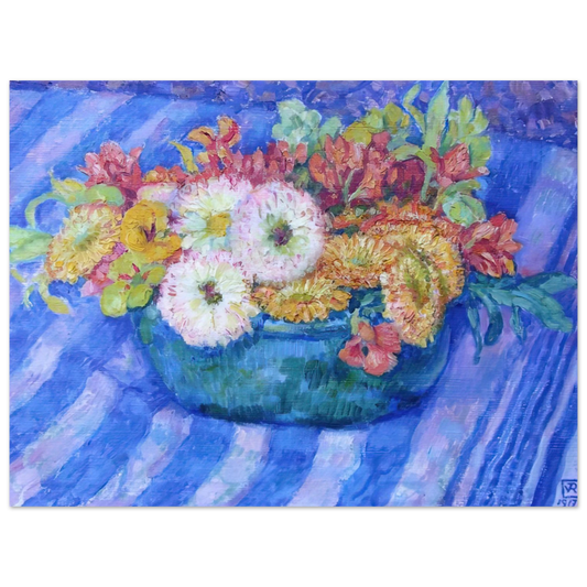 Theo van Rysselberghe - YELLOW BOUQUET 1917  75x100 cm / 30x40inches Fine Art Poster