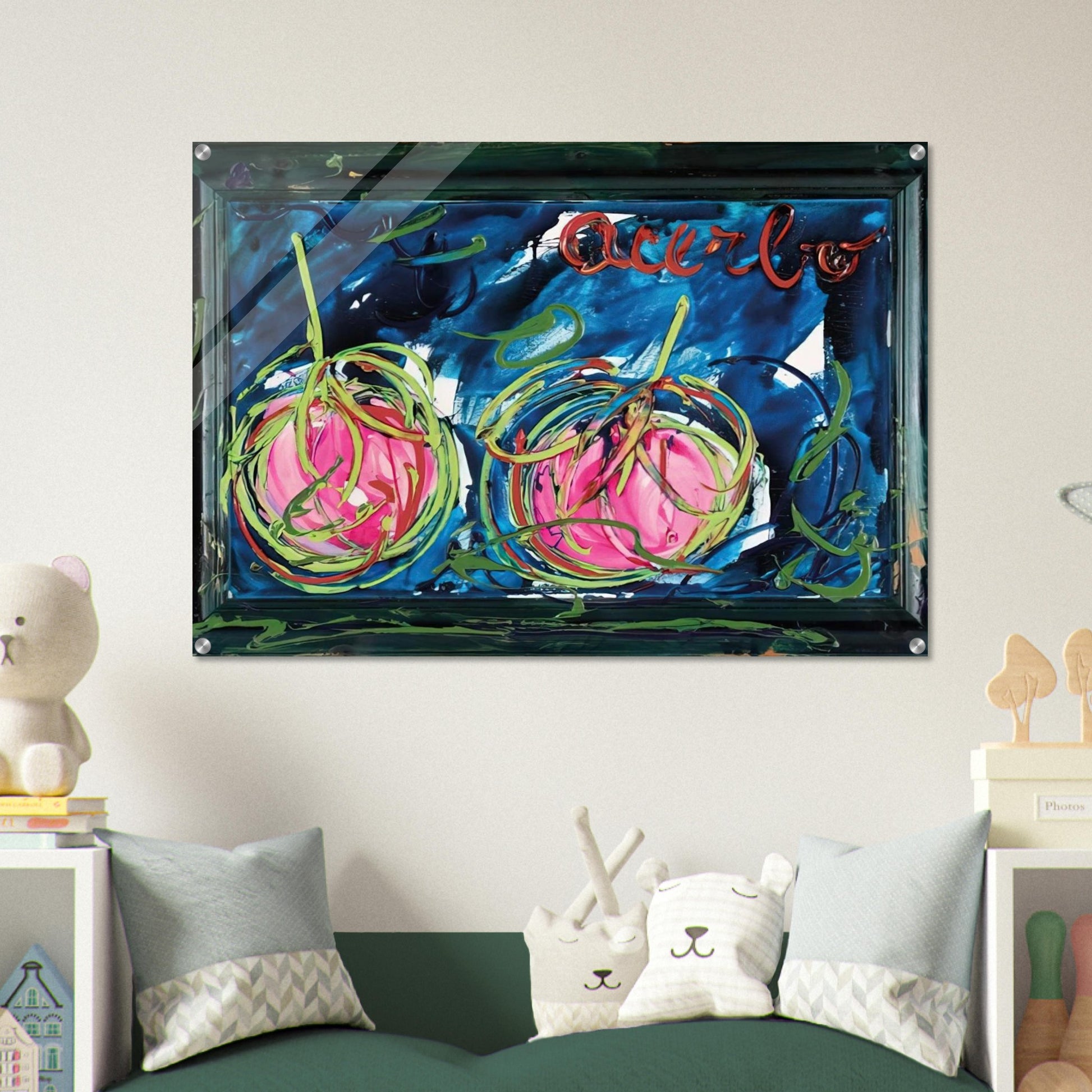 Acerbo - 1984 - Mario Schifano Acrylic Print - 70x100 cm / 28x40″ inches