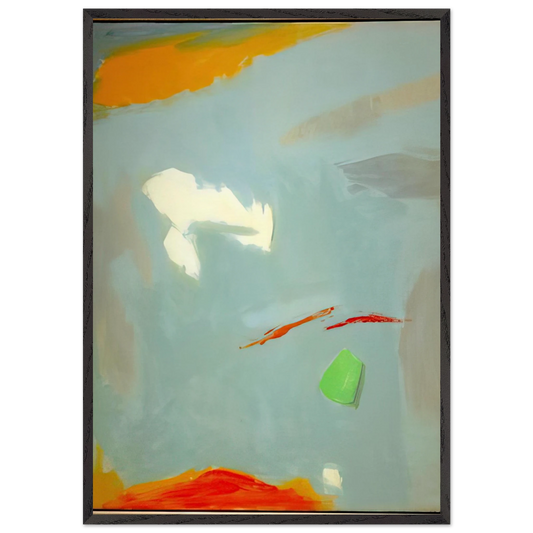 CANTO II 1995 - Esteban Vicente 70x100 cm / 28x40 inches Framed Art Print – Black Wooden Frame