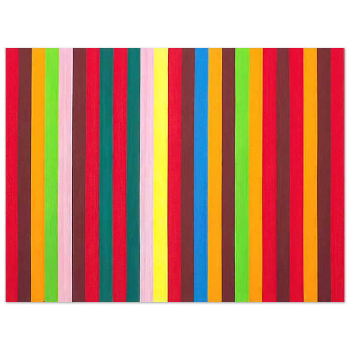 Gene Davis - Sour Ball Beat - 1964  75x100 cm / 30x40inches Fine Art Poster