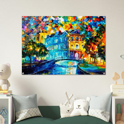 Leonid Afremov - Leonid Afremov Acrylic Print - 70x100 cm / 28x40″ inches | Leonid Afremov Wall Art | Leonid Afremov Prints