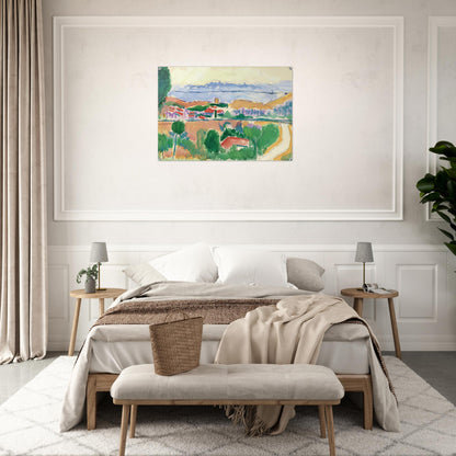 VUE DE COLLIOURE 1906 - Henri Matisse Acrylic Print - 70x100 cm / 28x40″ inches