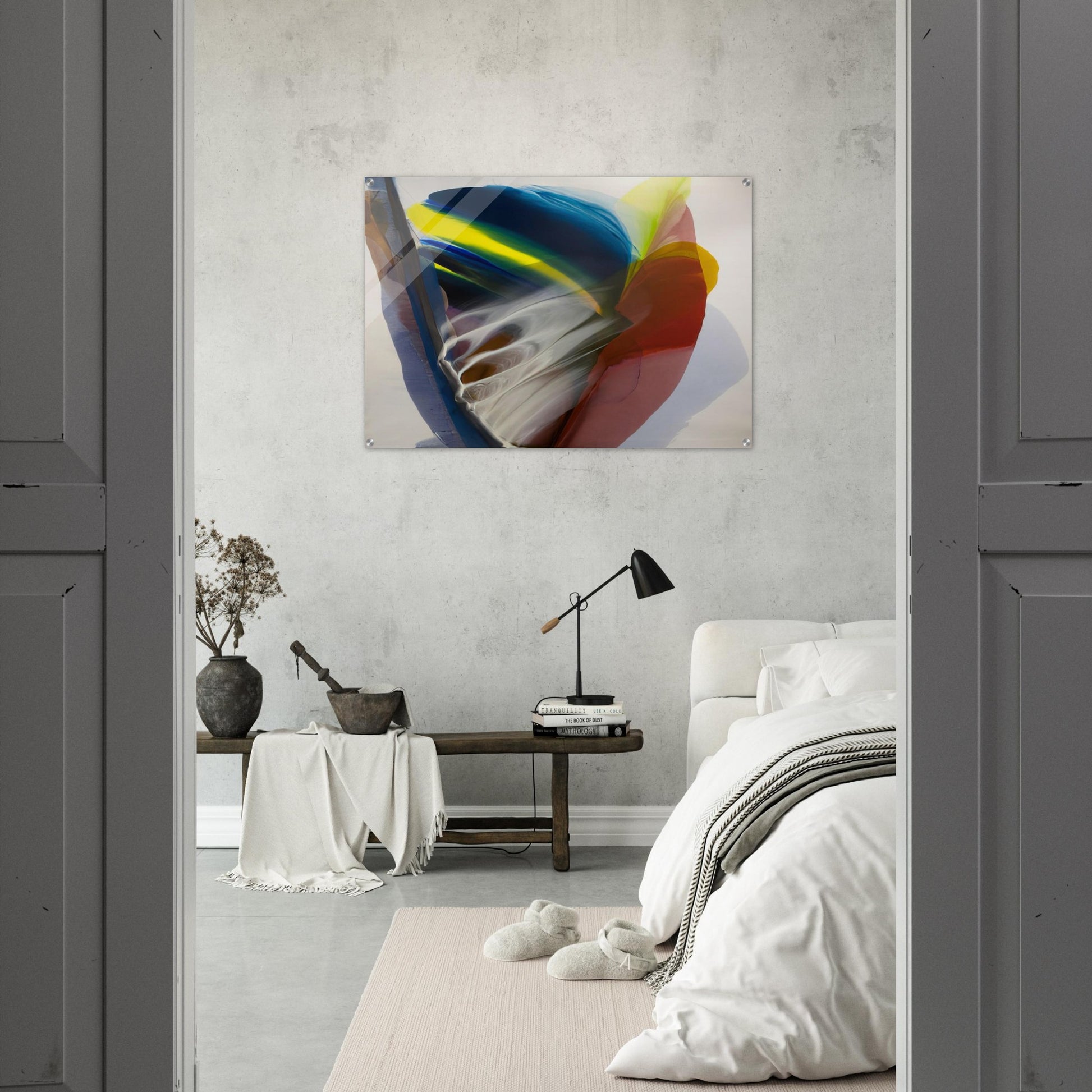 Wanderland Express - Paul Jenkins Acrylic Print - 70x100 cm / 28x40″ inches