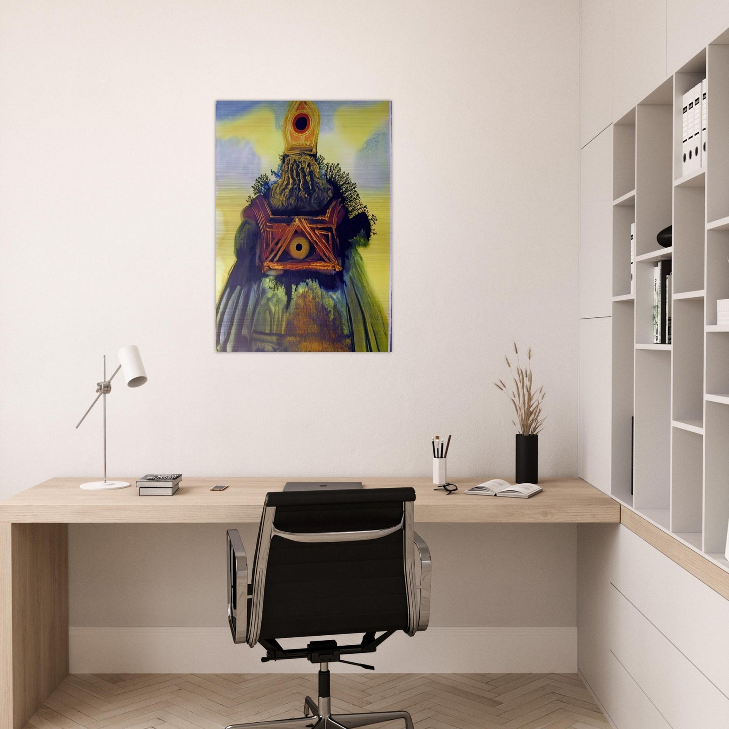 ARCA FOEDERIS 1967 - Salvador Dali Brushed Aluminum Print - 70x100 cm / 28x40 inches | Salvador Dali Aluminum Print | Salvador Dali Prints