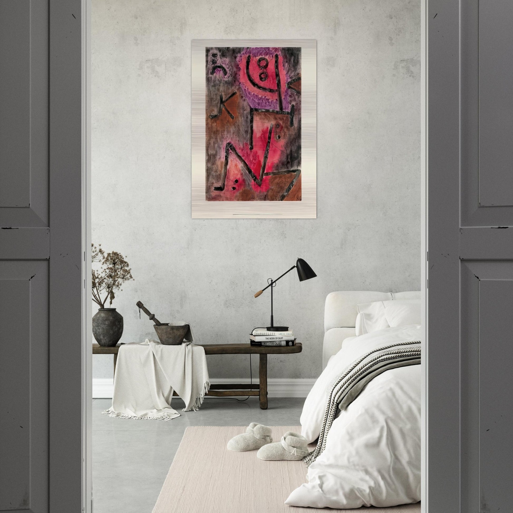 AFTER ANNEALING 1940 - Paul Klee Brushed Aluminum Print - 70x100 cm / 28x40 inches | Paul Klee Aluminum Print | Paul Klee Prints