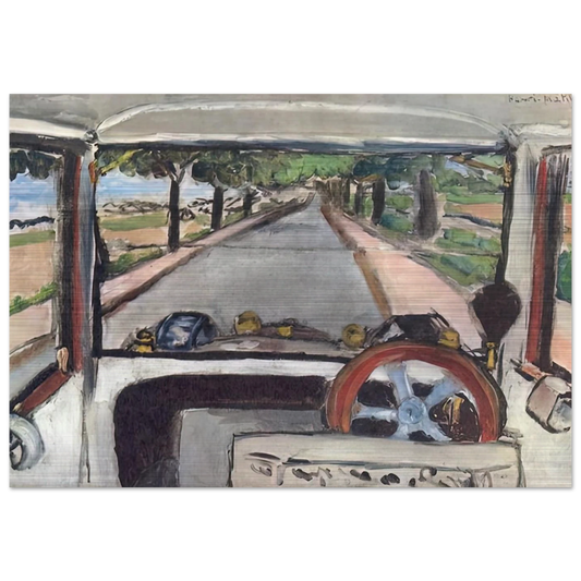 THE WINDSHIELD 1917 0 - Henri Matisse Brushed Aluminum Print - 70x100 cm / 28x40 inches | Henri Matisse Aluminum Print | Henri Matisse Prints