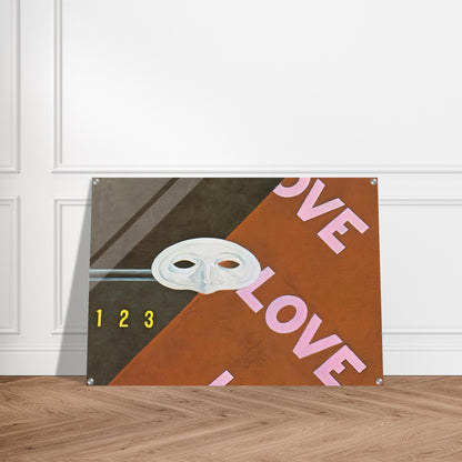 Love, Love, Love Gertrude Stein - 1928 - Charles Demuth Acrylic Print - 70x100 cm / 28x40″ inches