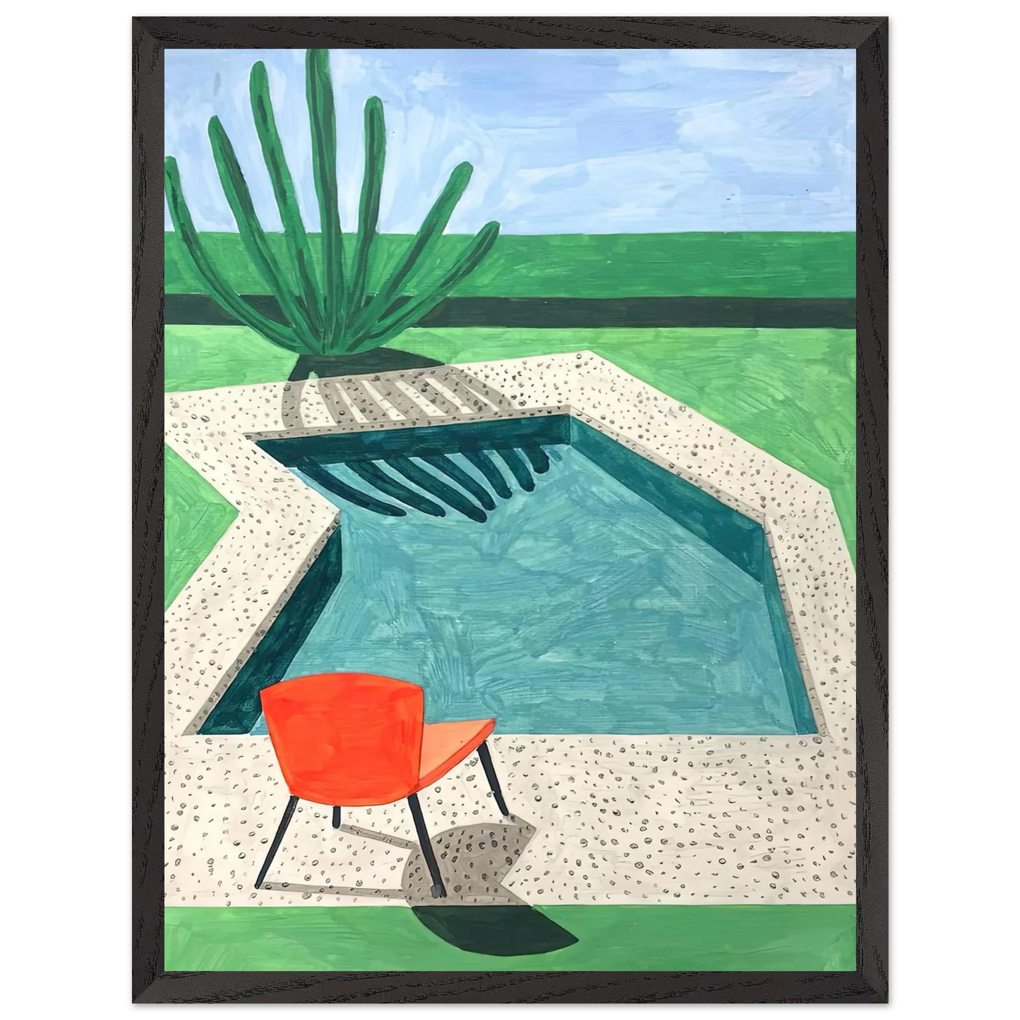 David Hockney - David Hockney Wall art - 30x40 cm / 12x16 inches - Fine Art Poster-canvas - -