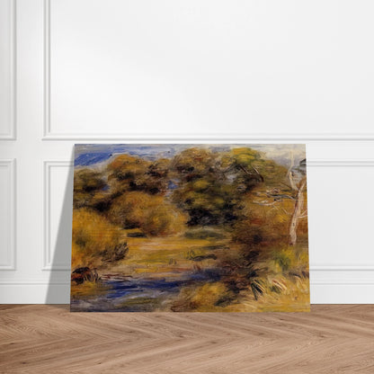 The Clearing - Pierre-Auguste Renoir Brushed Aluminum Print - 70x100 cm / 28x40 inches | Pierre-Auguste Renoir Aluminum Print | Pierre-Auguste Renoir Prints