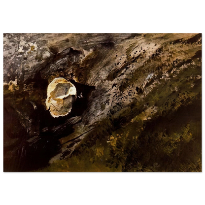 INLAND SHELL - Andrew Wyeth Brushed Aluminum Print - 70x100 cm / 28x40 inches | Andrew Wyeth Aluminum Print | Andrew Wyeth Prints