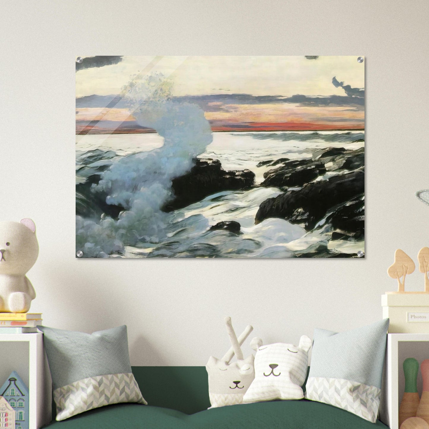 WEST POINT PROUT S NECK - Winslow Homer Acrylic Print - 70x100 cm / 28x40″ inches