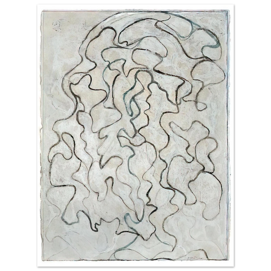 Brice Marden - Nevis Rock - 2008  75x100 cm / 30x40inches Fine Art Poster