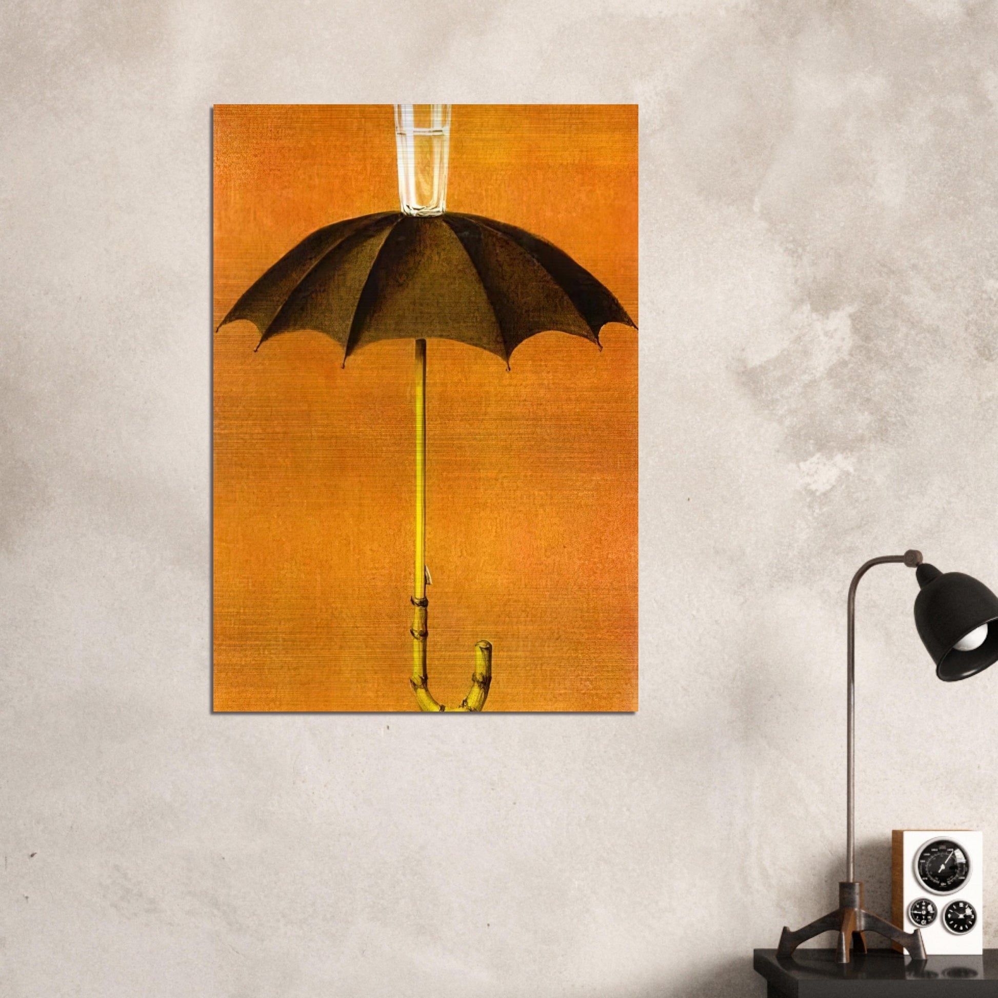 HEGEL S HOLIDAY 1958 - Rene Magritte Brushed Aluminum Print - 70x100 cm / 28x40 inches | Rene Magritte Aluminum Print | Rene Magritte Prints