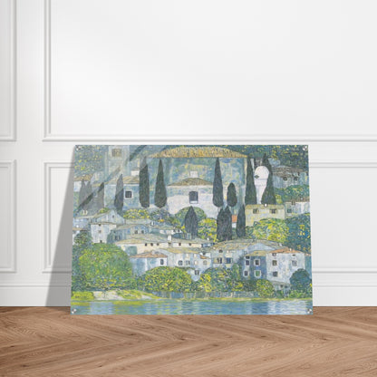 CHRURCH IN CASSONE 1913 - Gustav Klimt Acrylic Print - 70x100 cm / 28x40″ inches | Gustav Klimt Wall Art | Gustav Klimt Prints