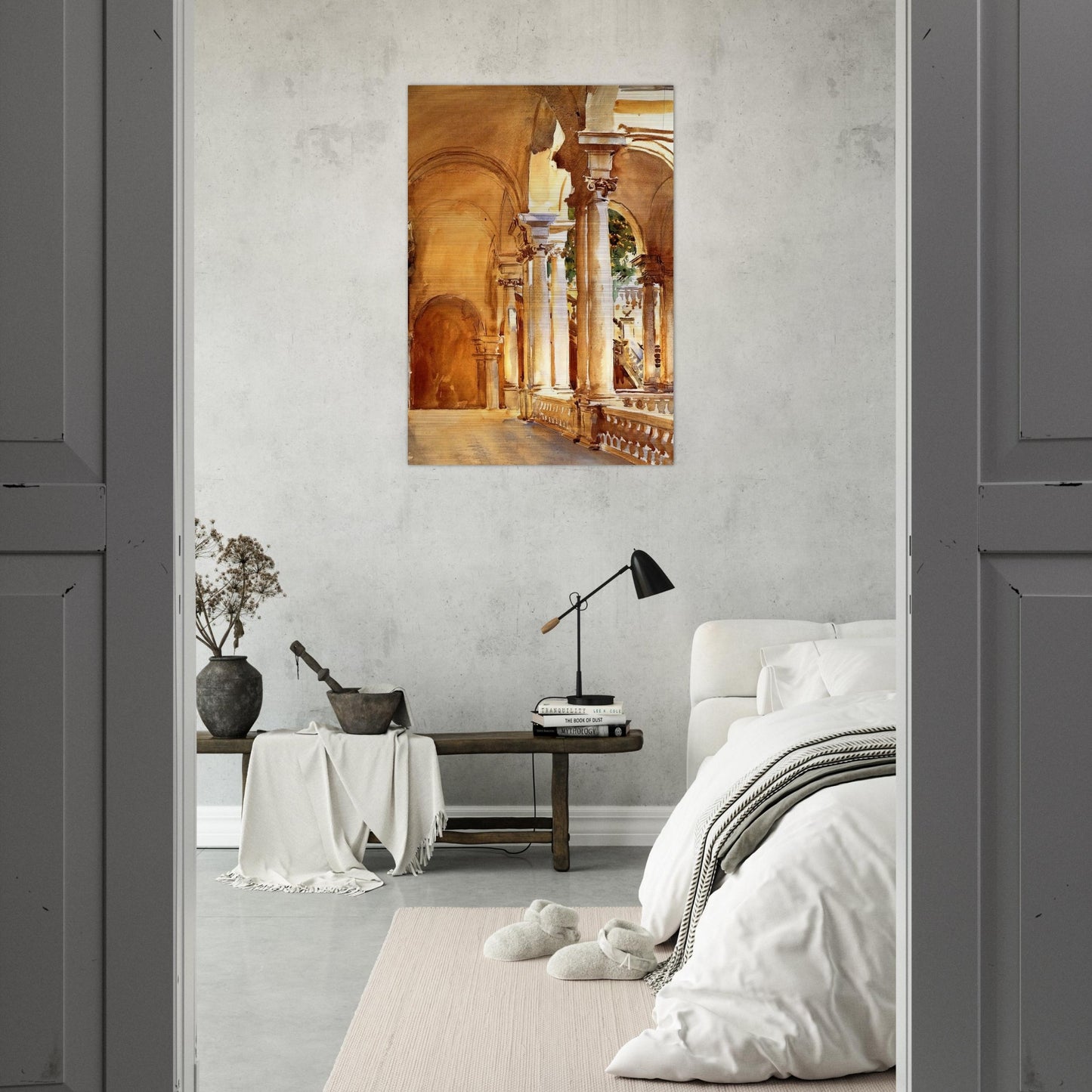 Genoa, the University - John Singer Sargent Brushed Aluminum Print - 70x100 cm / 28x40 inches | John Singer Sargent Aluminum Print | John Singer Sargent Prints