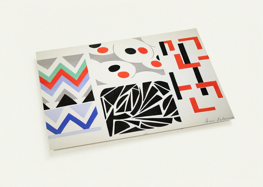 HER PAINTINGS HER OBJECTS By Sonia Delaunay Pack of 10 Post Cards | Sonia Delaunay Post Cards | A6 (10.5 x 14.8 cm) - 4.1 x 5.8 inches