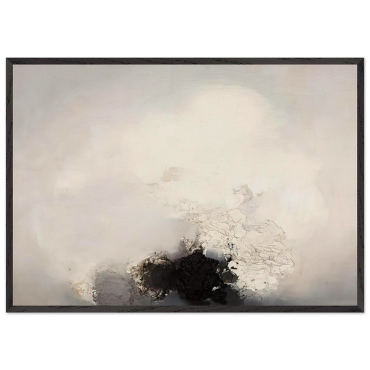 N MERO 148 1959 - Luis Feito 70x100 cm / 28x40 inches Framed Art Print – Black Wooden Frame
