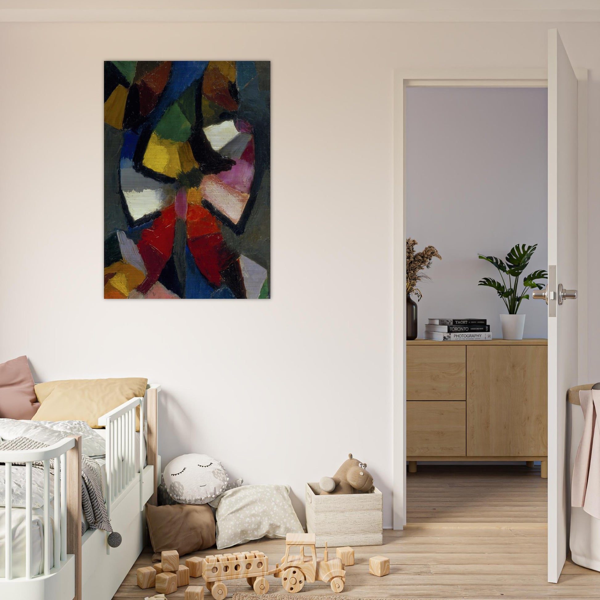 Synchromy No. 6 - 1914 - Morgan Russell Brushed Aluminum Print - 70x100 cm / 28x40 inches | Morgan Russell Aluminum Print | Morgan Russell Prints